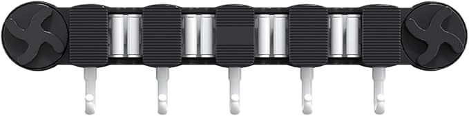 Broom Holder - Wall Mount Rack, Suction Utility Stand, Sturdy Easy Install by Unknown