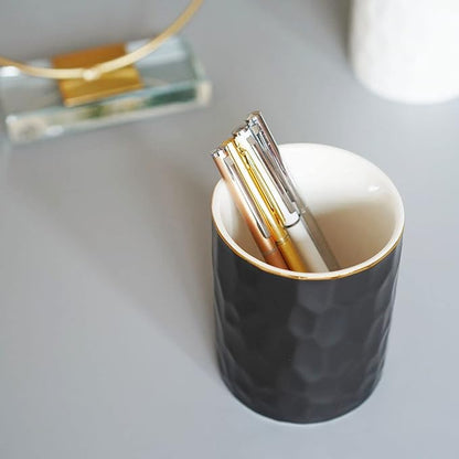 HANKOR Ceramic Pen Holder Cup Pencil Holder - Image 4