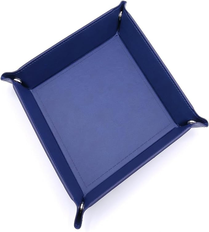 siduater Valet Tray Desktop Storage Organizer – Vegan Leather Catchall Tray - Image 5