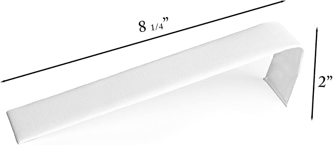 Novel Box 6 Pack Bracelet/Watch Ramp White Leatherette 2x8.25x2 Inches - Image 2