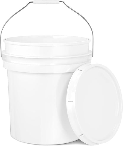 EconoHome 5-Gallon White Bucket Pail Container by EconoHome