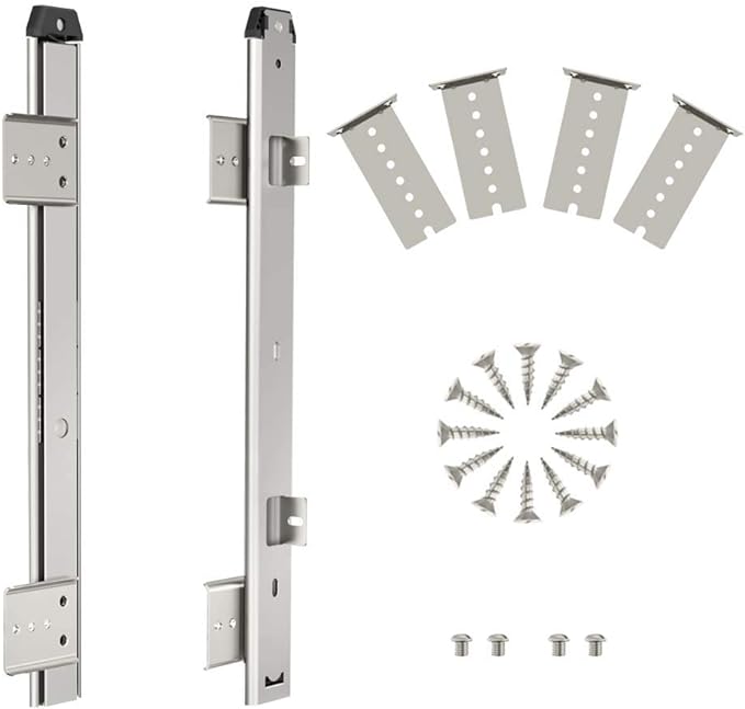 FRMSAET Sliding Keyboard Drawer Tray Hardware 12/14/16/18 inches Slides Metal by FRMSAET