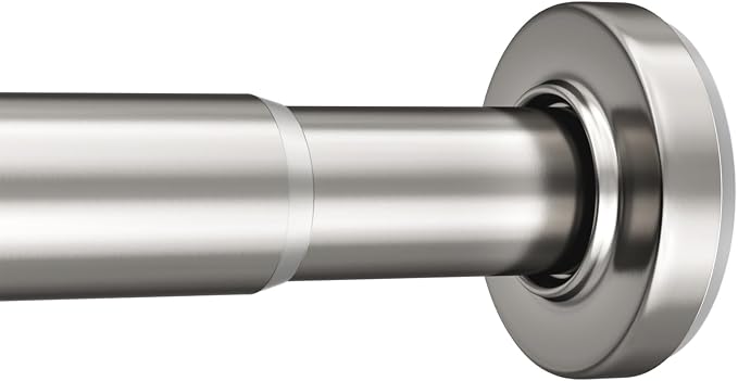 AmazerBath 31-46.5 Inches Spring Tension Shower Curtain Rod, Short Shower Rod by AmazerBath
