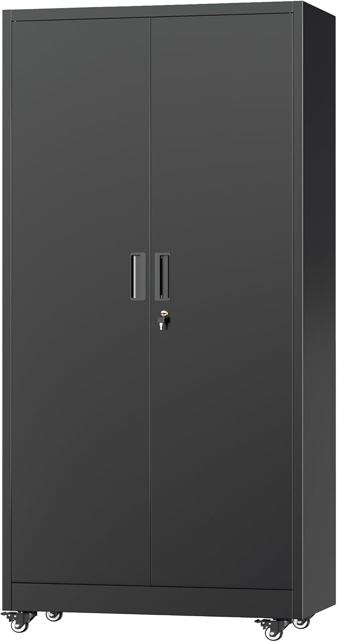 Greenvelly Metal Garage Storage Cabinet - Image 9