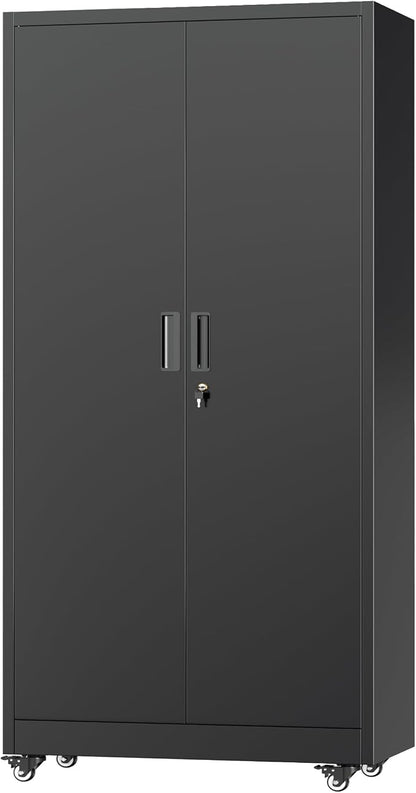 Greenvelly Metal Garage Storage Cabinet - Image 9