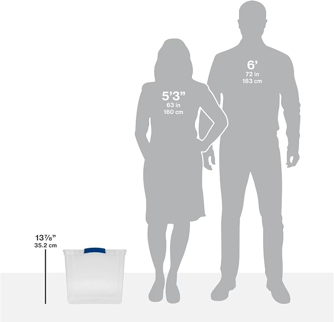 66 Quart Storage Bins with Lids - Image 6