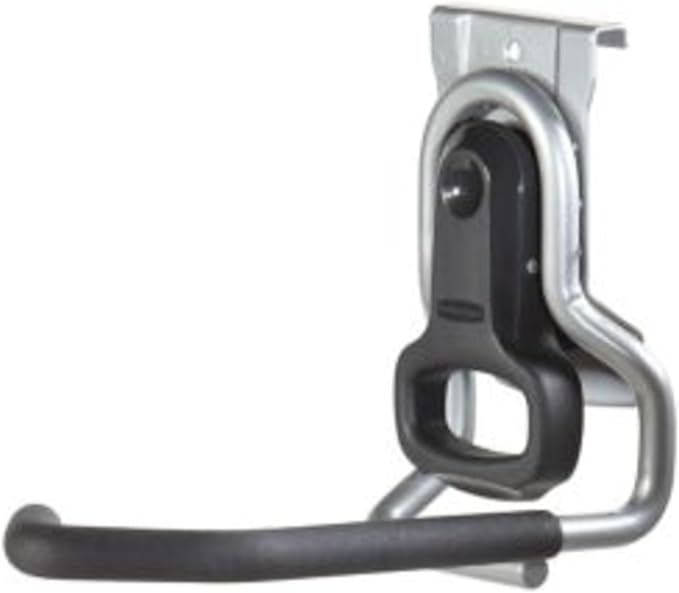 Rubbermaid FastTrack Garage Organization System Vertical Bike Hook Black Holds by Unknown