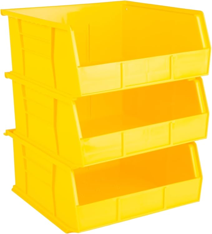 HE HUDSON EXCHANGE 11" x 11" x 5" Plastic Stackable Storage Bin by HudsonExchange