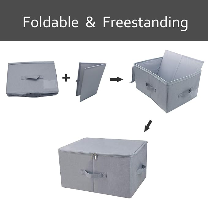iwill CREATE PRO 17.6"x 13.6"x 9.7", Dust-proof Closet Clothes Storage Boxes - Image 5