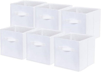 ShellKingdom Storage Bins, Foldable Fabric Storage Cubes and Cloth Organizer by ShellKingdom