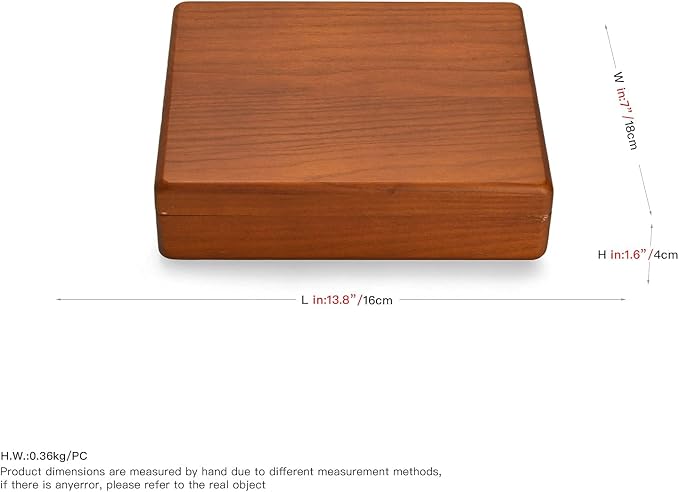 Oirlv Solid Wood Ring Jewelry Box Organizer Earrings Jewelry Drawer Organizer - Image 7