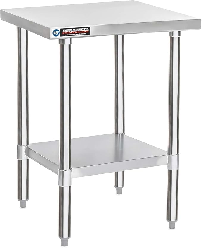 DuraSteel 30x18 Stainless Steel Work Table by DuraSteel