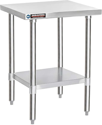 DuraSteel 30x18 Stainless Steel Work Table by DuraSteel