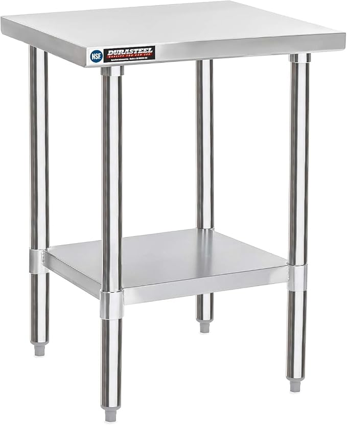 DuraSteel 30x24 Stainless Steel Work Table by DuraSteel