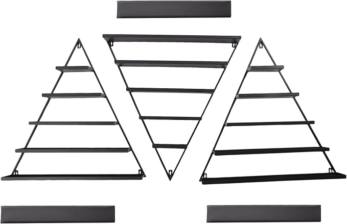 Elegant Gold Wall Mounted Nail Polish Rack - Image 9