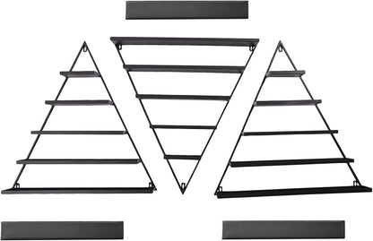 Elegant Gold Wall Mounted Nail Polish Rack - Image 9