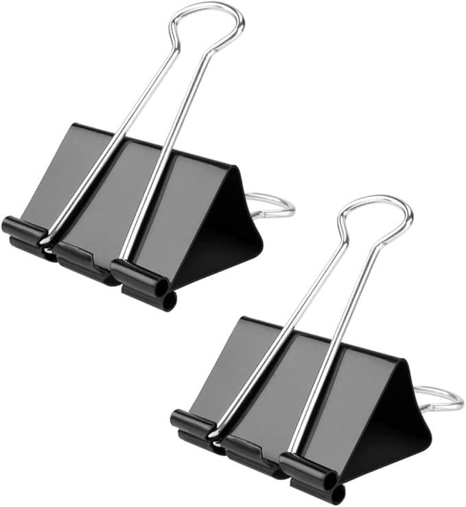 40Pack Extra Large Binder Clips by Apoulin