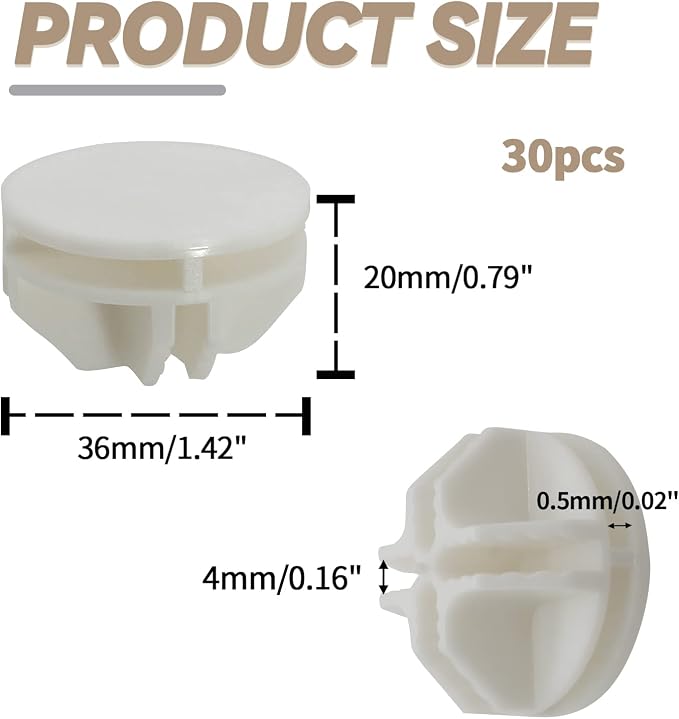 30Pcs Wire Cube Plastic Connectors White Plastic Grid Cube Organizer Connector - Image 3
