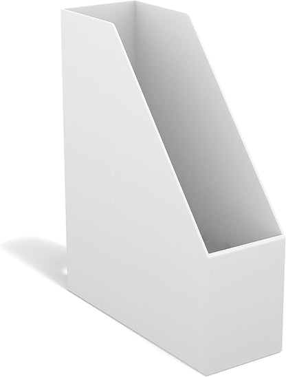 TRU RED Plastic Magazine File, 2‑Pack – Vertical Desktop Organizer - Image 2