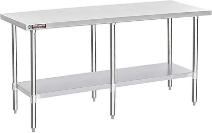 DuraSteel 24x84 Stainless Steel Work Table by DuraSteel