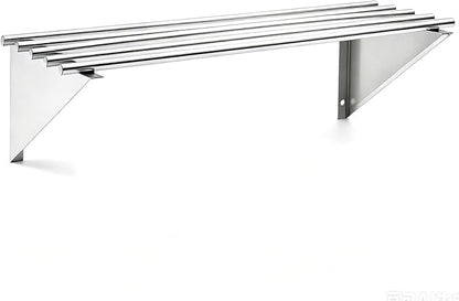 Gisafai 14×36 Inch Premium 201 Stainless Steel Tubular Wall Shelf, Commercial - Image 8