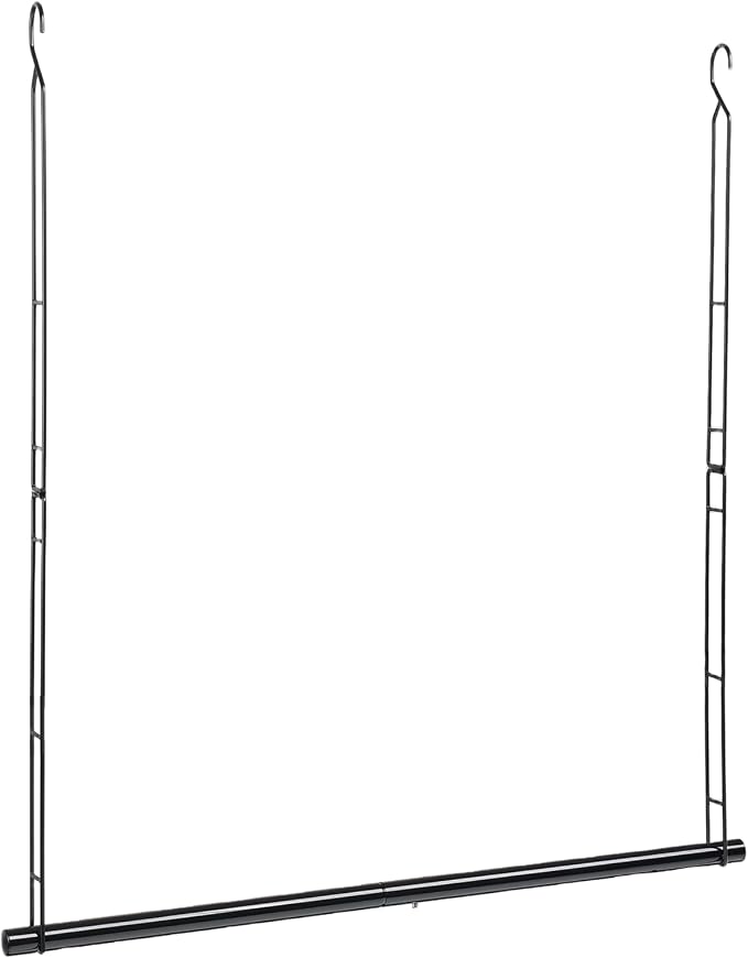 Hanging Closet Rod 31.89in Adjustable Height, Closet Extender Hanging Bar - Image 2