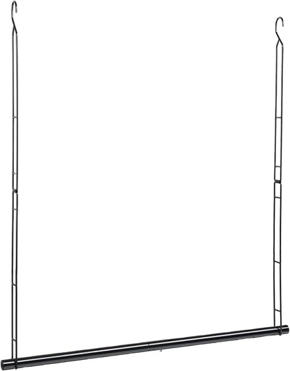 Hanging Closet Rod 31.89in Adjustable Height, Closet Extender Hanging Bar - Image 2