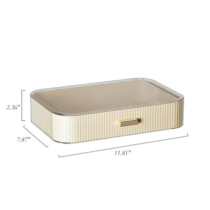 Stackable Plastic Organizer Big & Spacious Drawer | Organize Eyeshadow Palettes - Image 2