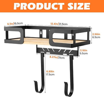 Ironing Board Holder Wall Mount, Metal Ironing Board Hanger - Image 3