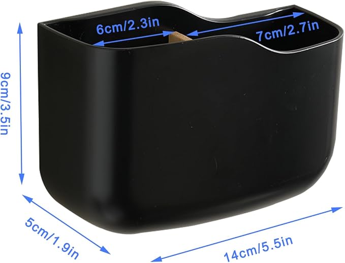 SUNFICON Wall Mount Remote Holder TV FAN Remote Control Holder Bedside Caddy - Image 3