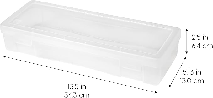 IRIS USA Pencil Case Box Storage Container - Image 2