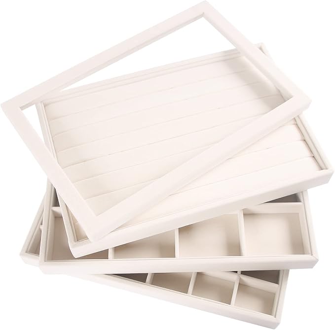 Coward Stackable Jewelry Trays Organizer Set by FocusOnJewelryDisplay15yrs