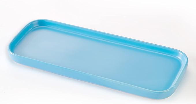 Ceramic Bathroom Tray, Kitchen Sink Organizer Tray, Cosmetics Holder by CosyCorner
