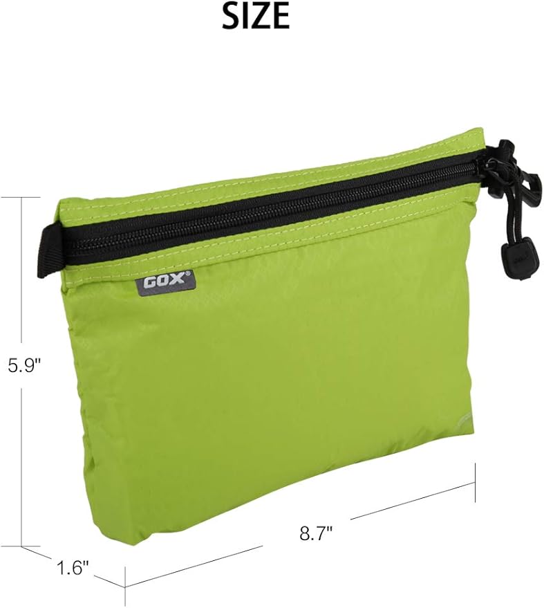 GOX Travel Toiletry Bag, Carry On Small Zipper Pouch, Cosmetic Kit Makeup - Image 5