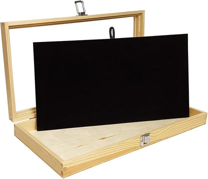 MOOCA Wooden Jewelry Display Case, Jewelry Organizer Case - Image 4