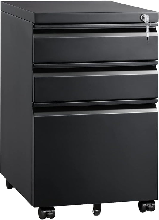 DEVAISE 3 Drawer Mobile File Cabinet by DEVAISE