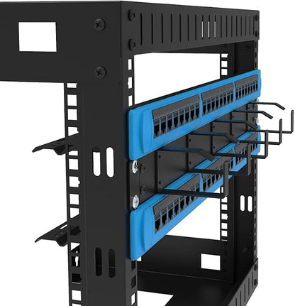 Jingchengmei 19-Inch 1U Metal Horizontal Rackmount Cable Manager - Image 2
