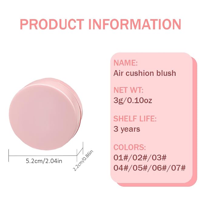 Powder Matte Blush Cheeks Face Makeup - Image 6
