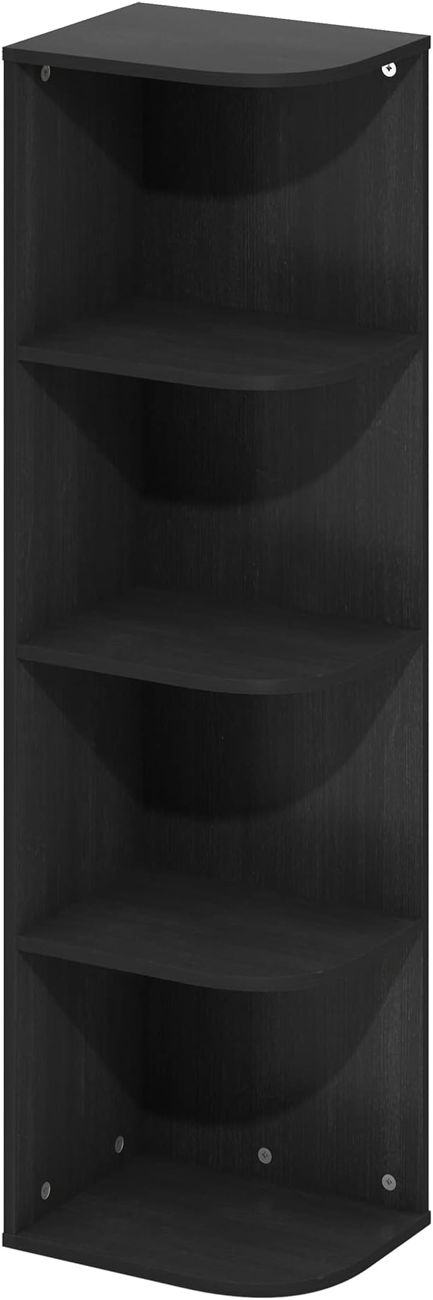 Furinno Pasir 4-Tier Corner Open Shelf Bookcase - Image 5