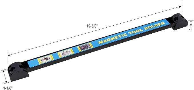 6-Pack Heavy Duty Magnetic Tool Bar Set – 2×12", 2×24" Magnetic Tool Holder - Image 4