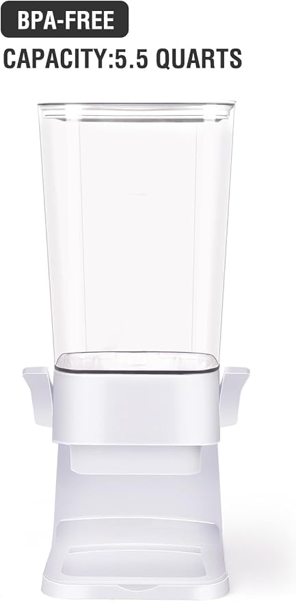 Cereal Dispenser Countertop 3pcs, 5.5L Cereal Containers Storage Dispenser - Image 6