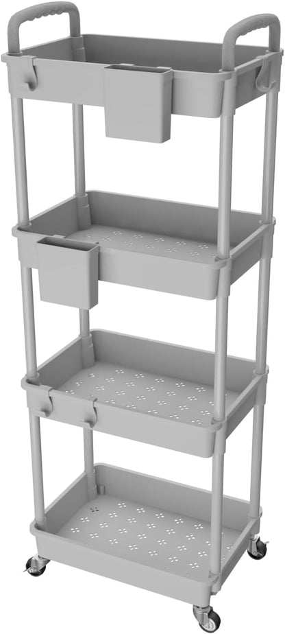 4 Tier Rolling Utility Cart by REBECAT