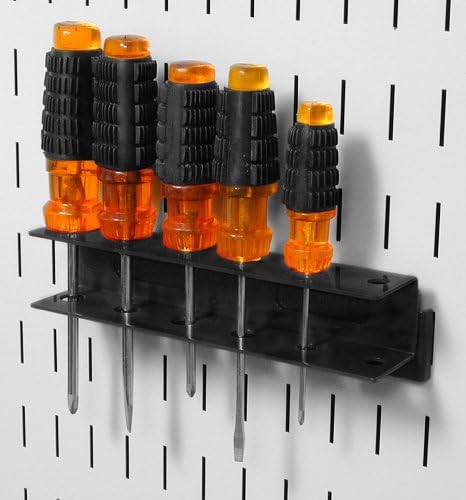 Wall Control Screwdriver Holder Bracket Slotted Metal Pegboard Accessory - Image 6