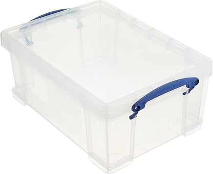 Really Useful Box 9 Liter Plastic Stackable Storage Container by ReallyUsefulBox