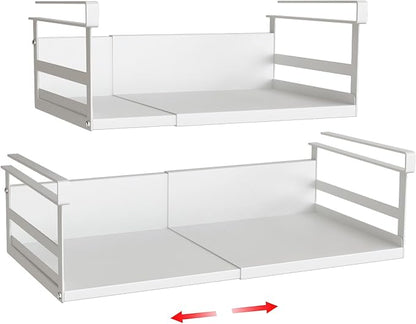 Expandable Under Cabinet Shelf Organizer by SHINEWON
