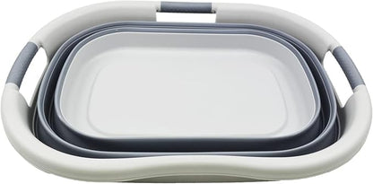 SAMMART 40L Collapsible Plastic Laundry Washing Tub - Image 3