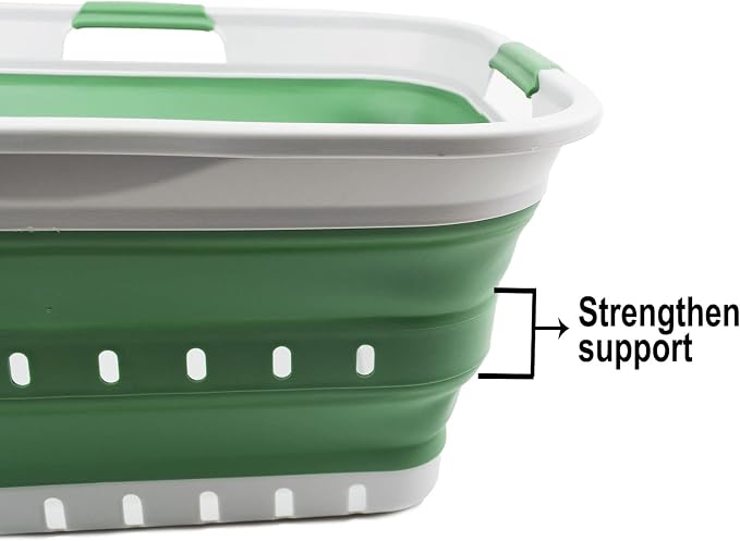 SAMMART 42L Collapsible Plastic Laundry Basket - Image 5