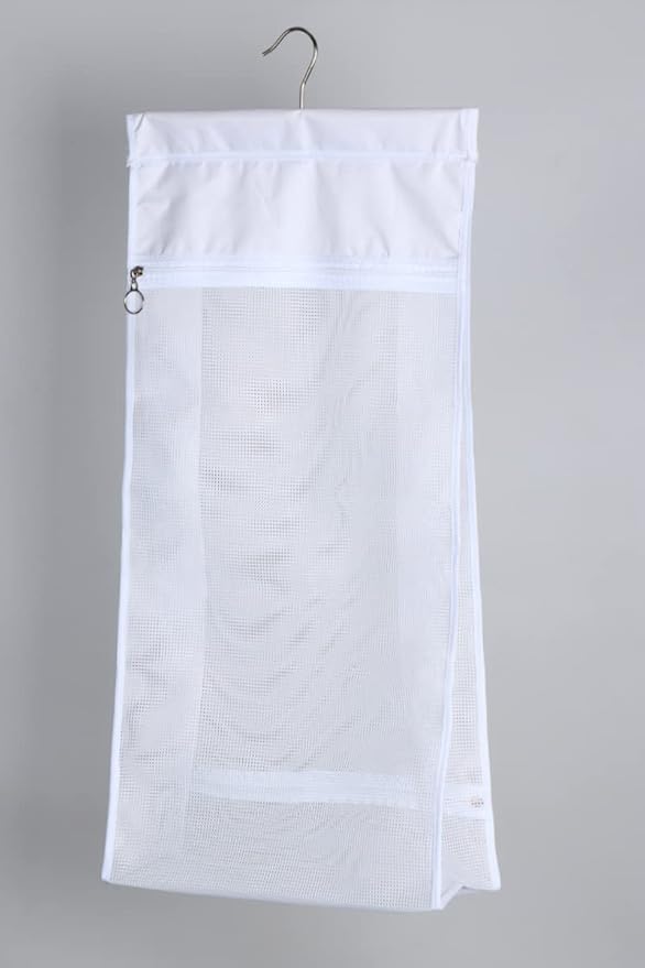 Jelier Hanging Mesh Laundry Basket, Collapsible Fabric Laundry Hamper - Image 6