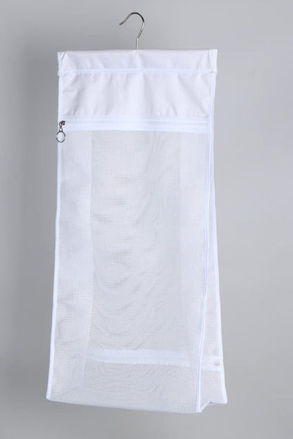 Jelier Hanging Mesh Laundry Basket, Collapsible Fabric Laundry Hamper - Image 6