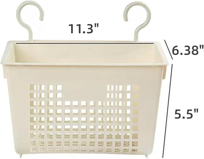 3PCS Plastic Hanging Baskets for Shower, Hanging Basket Organizer - Image 2
